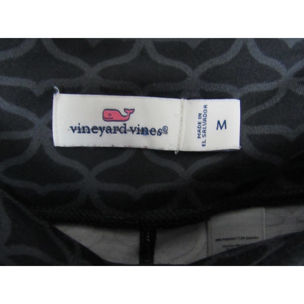 Vineyard Vines Women Athletic Black Medium Leggings - Picture 3 of 5